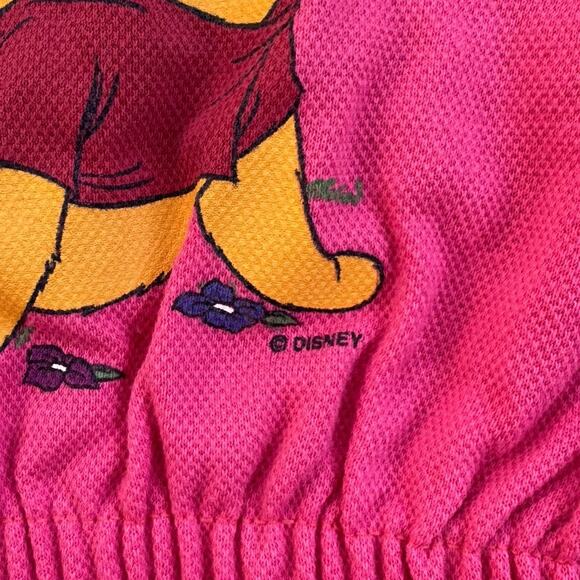 Vtg 1990s Winnie the Pooh Pink Peplum Top - Picture 5 of 8